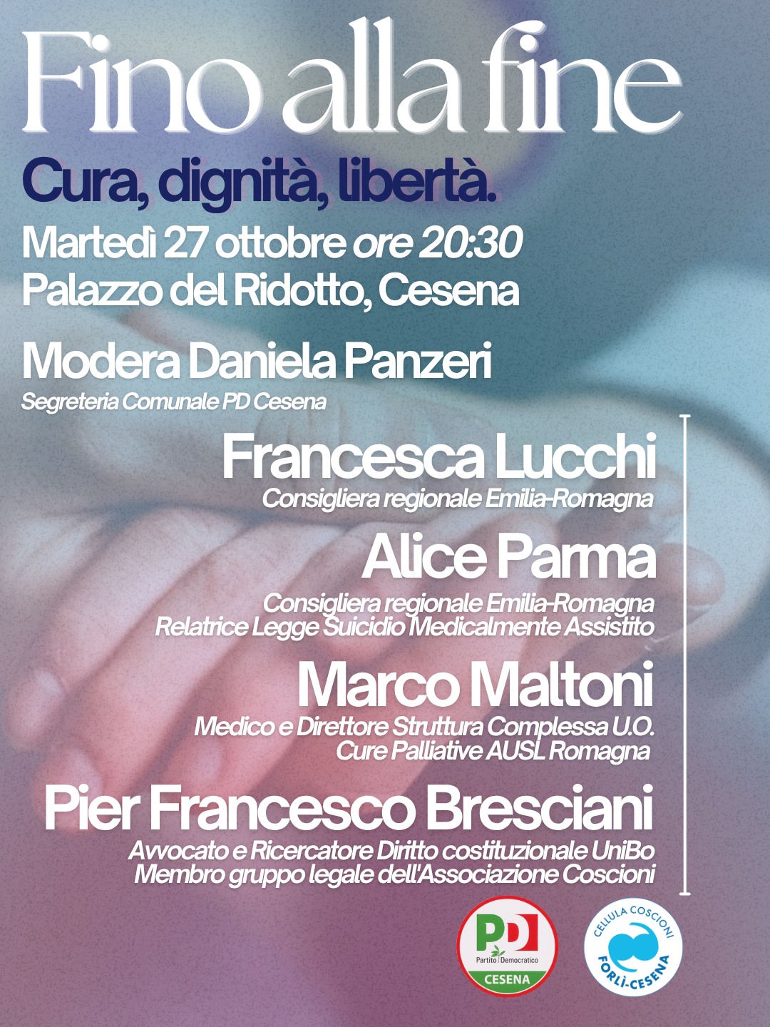Fino alla fine. Cura, dignità, libertà